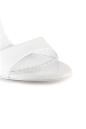 Mules in white leather PARIS TEXAS | PX836XNPMROPTICWHITE